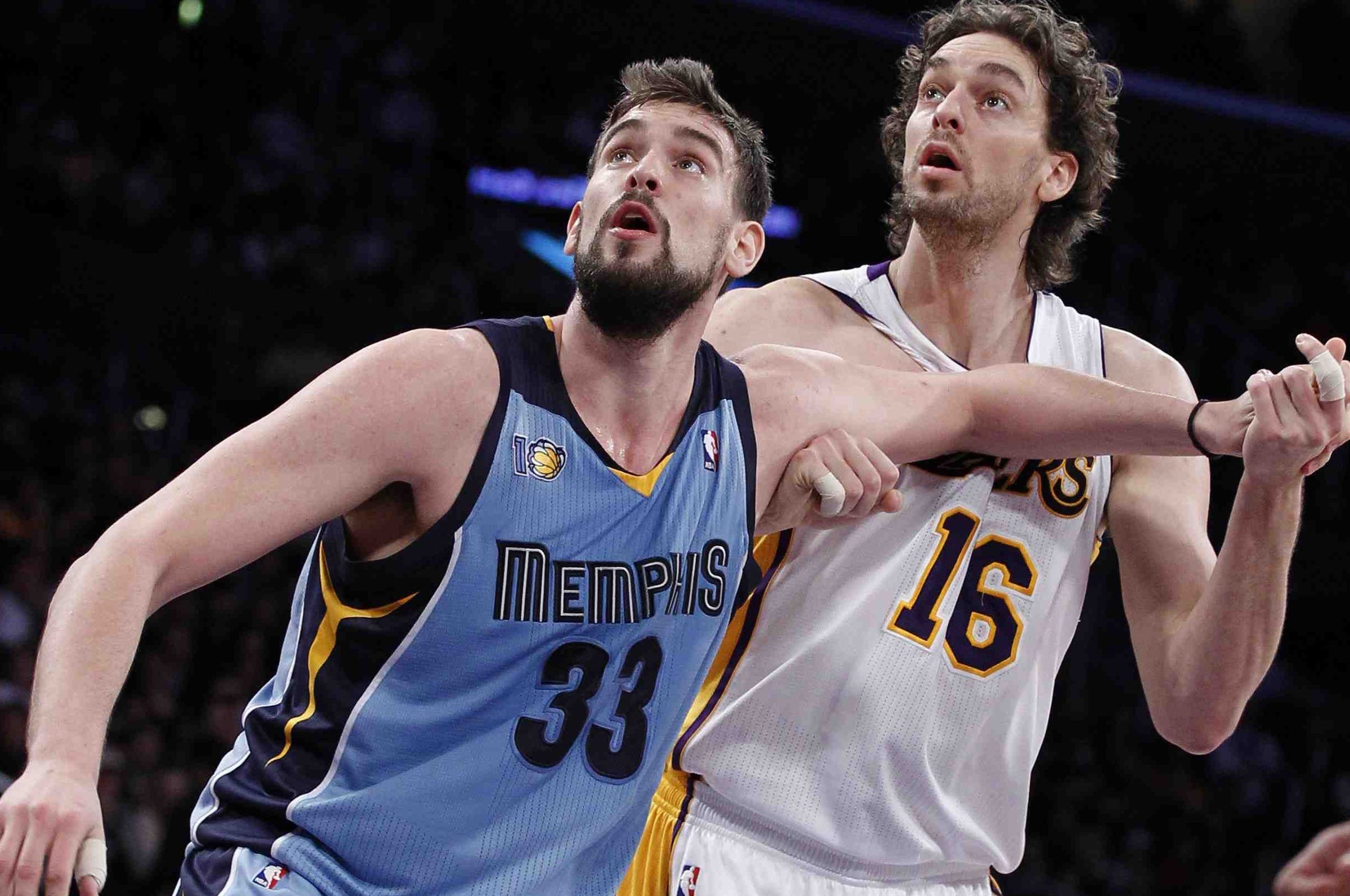 Nba American Basketball Marc Gasol Memphis Grizzlies Pau Gasol La Lakers