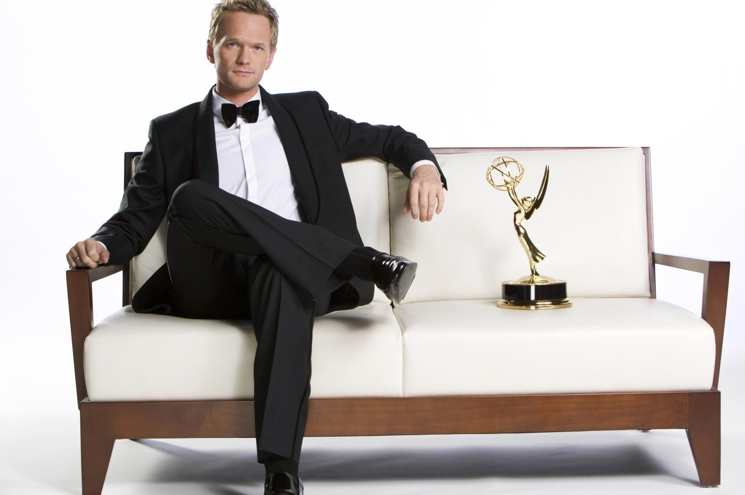 Neil Patrick Harris On The Sofa With A Reward