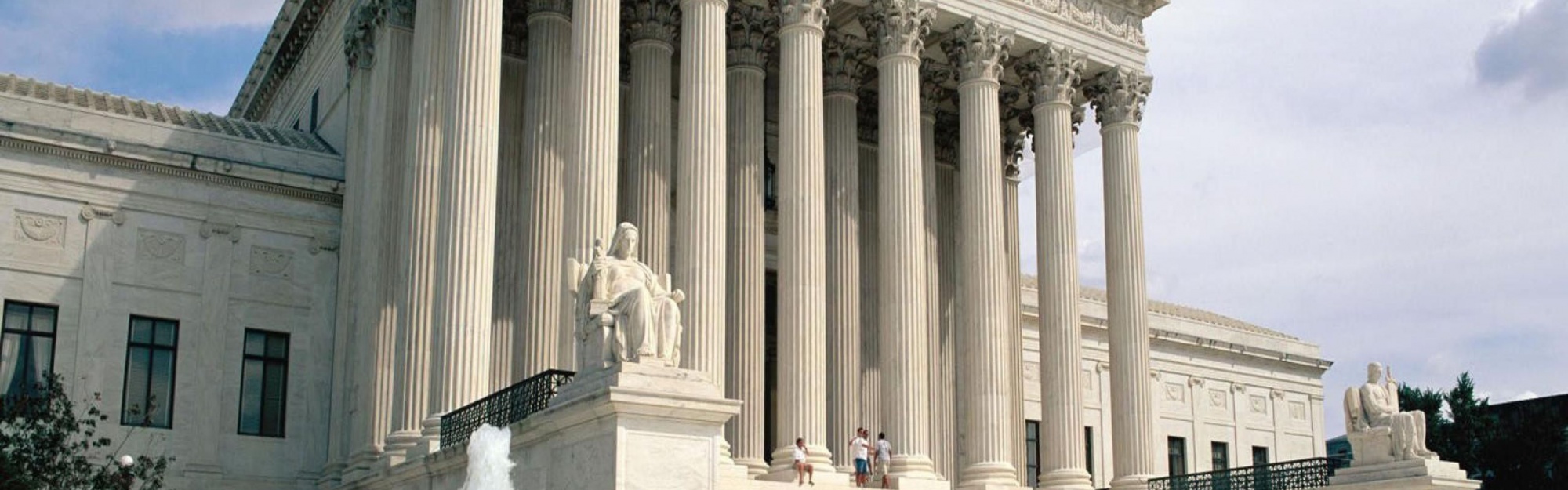 Neoclassical Supreme Court Building Washington Dc United States