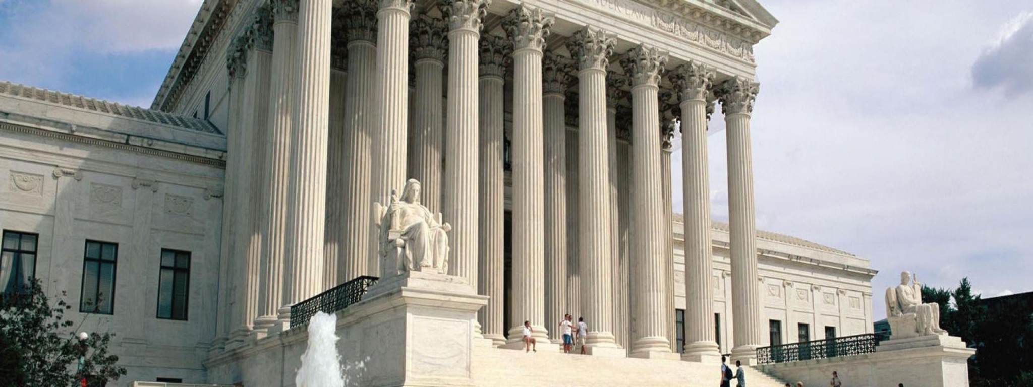 Neoclassical Supreme Court Building Washington Dc United States