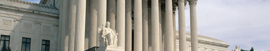 Neoclassical Supreme Court Building Washington Dc United States