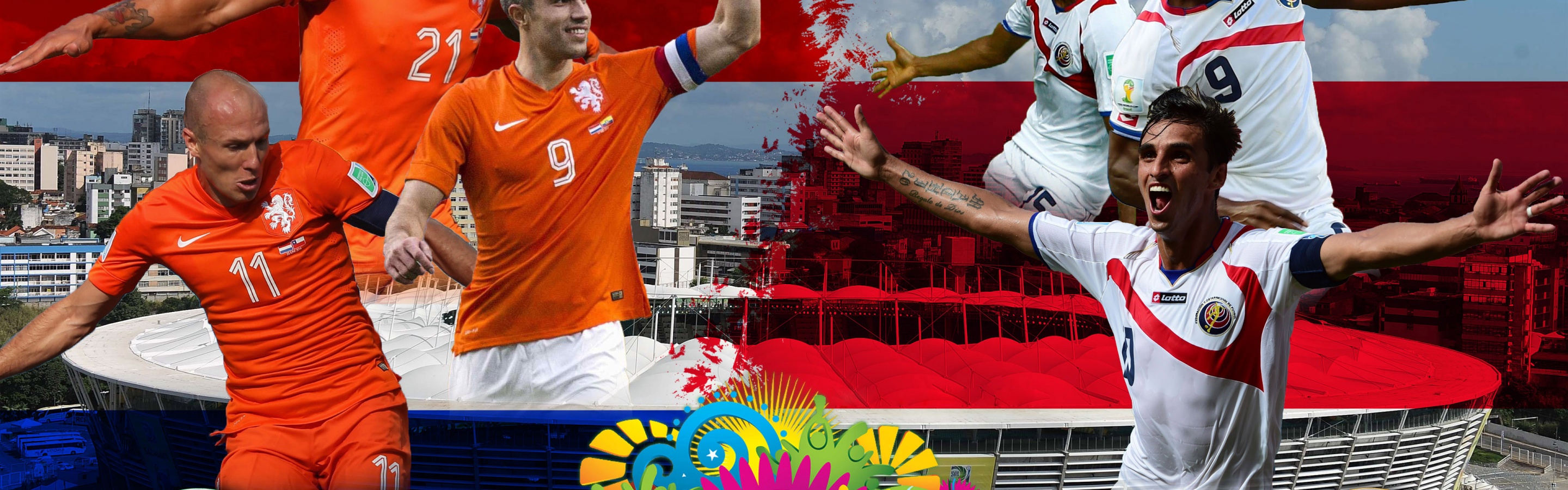 Netherlands Vs Costa Rica Brazil 2014