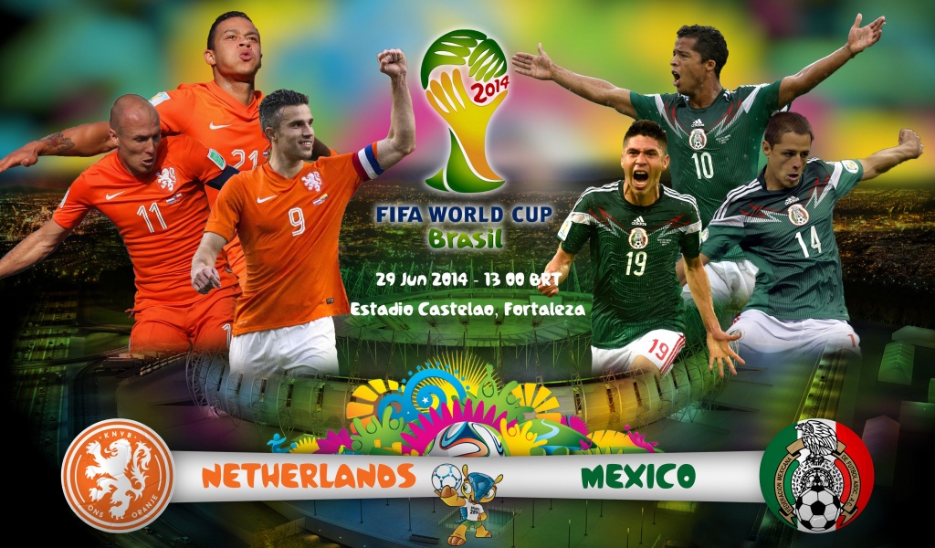 Netherlands Vs Mexico World Cup 2014