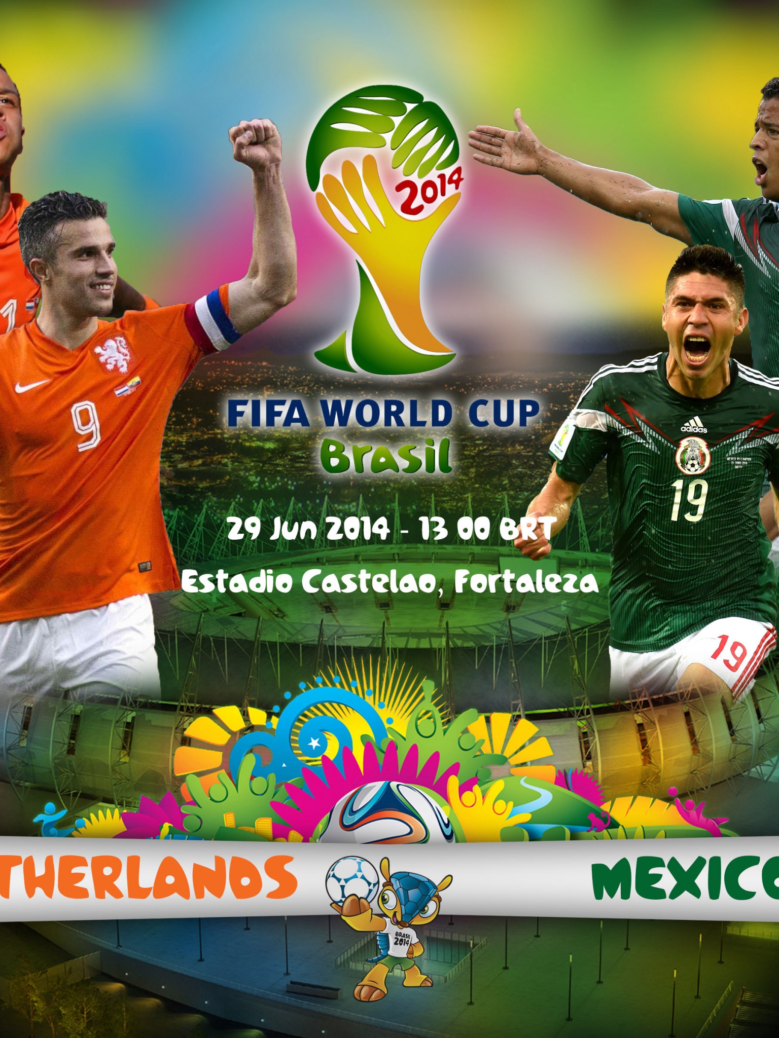 Netherlands Vs Mexico World Cup 2014