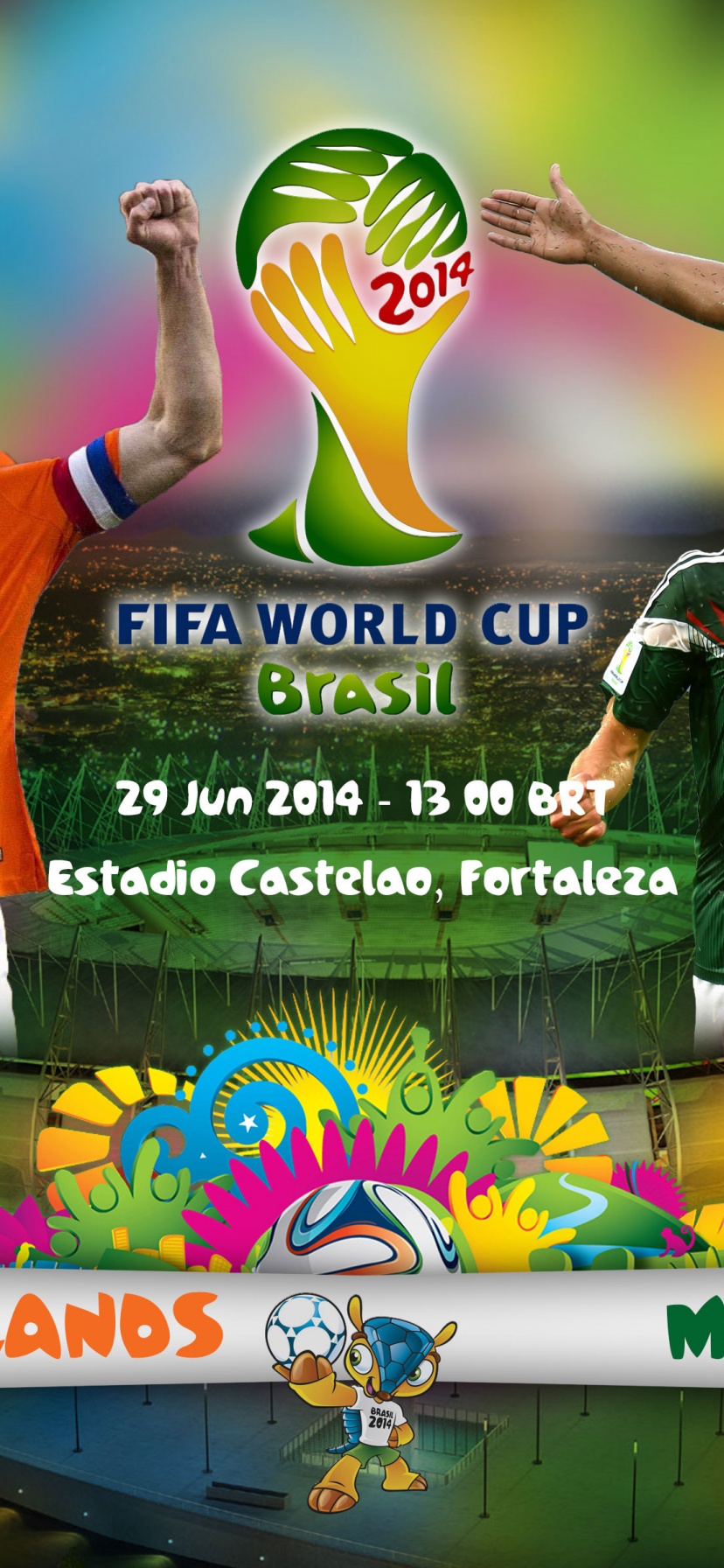 Netherlands Vs Mexico World Cup 2014