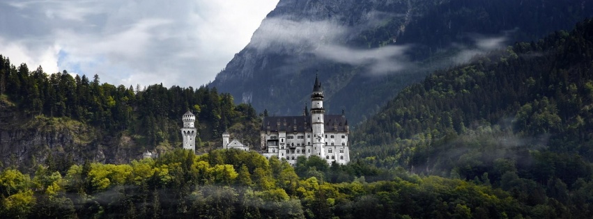 Neuschwanstein Castle Bavaria Germany World Attractions Buildings Nature