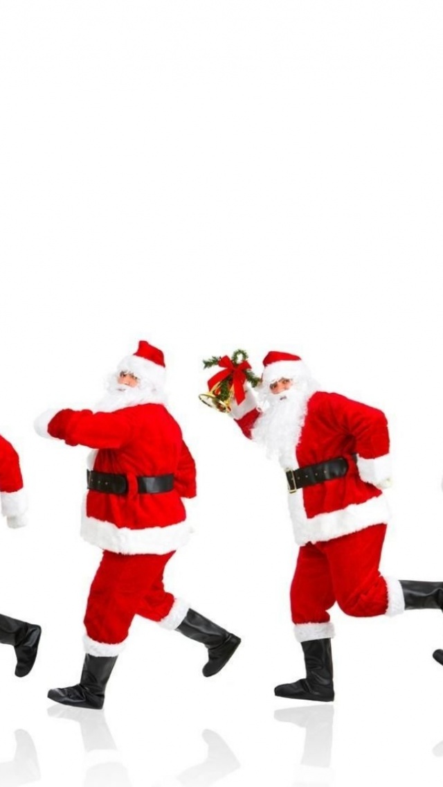 New Year Christmas Santa Claus Five Go Watch Gift