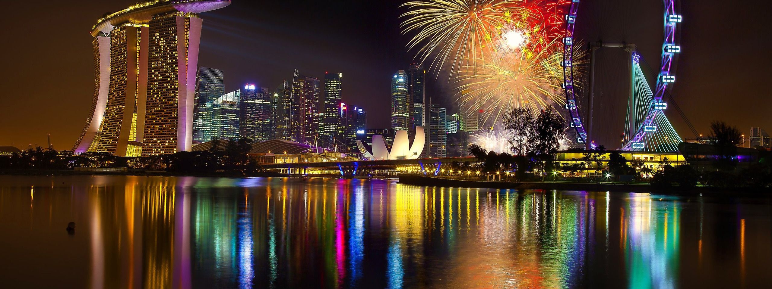 New Year Singapore Fireworks