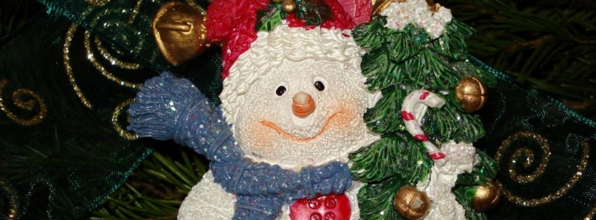 New Year Snowman Toy Twig Needles Jewelry