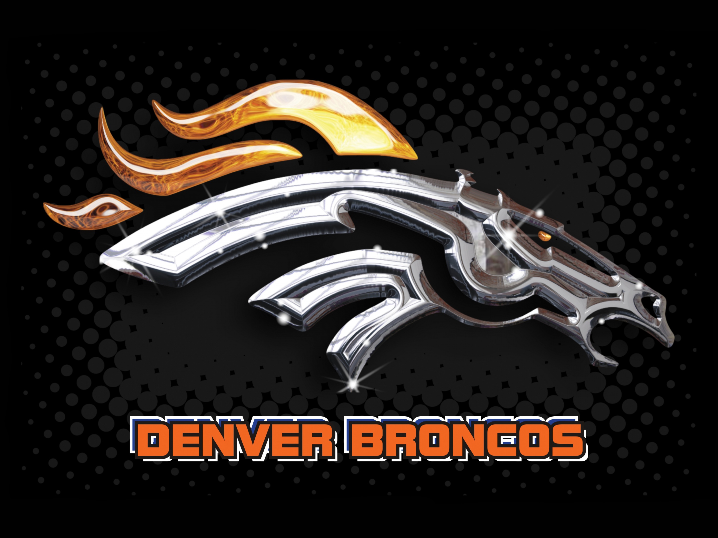 NFL Denver Broncos 3D Logo