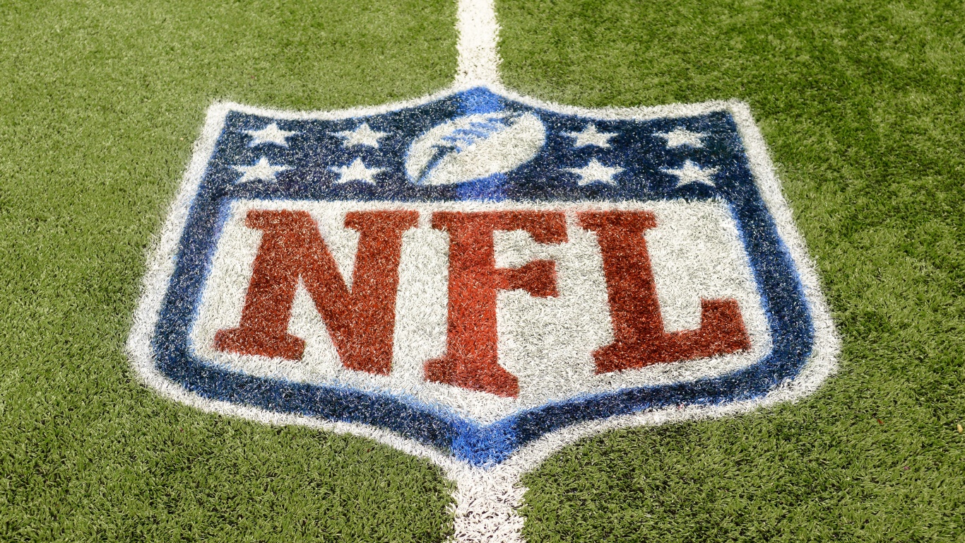 NFL Logo On Grass