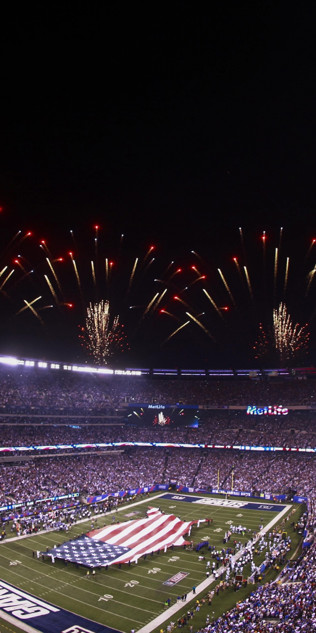 NFL MetLife Stadium And Fireworks