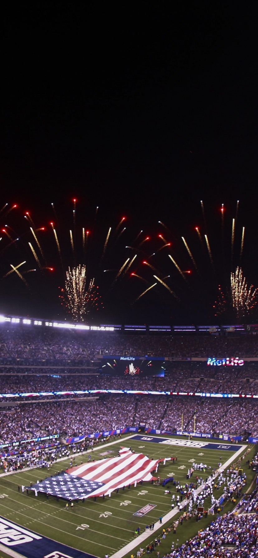 NFL MetLife Stadium And Fireworks