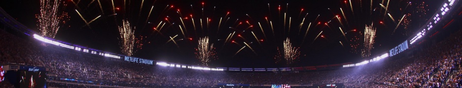 NFL MetLife Stadium And Fireworks