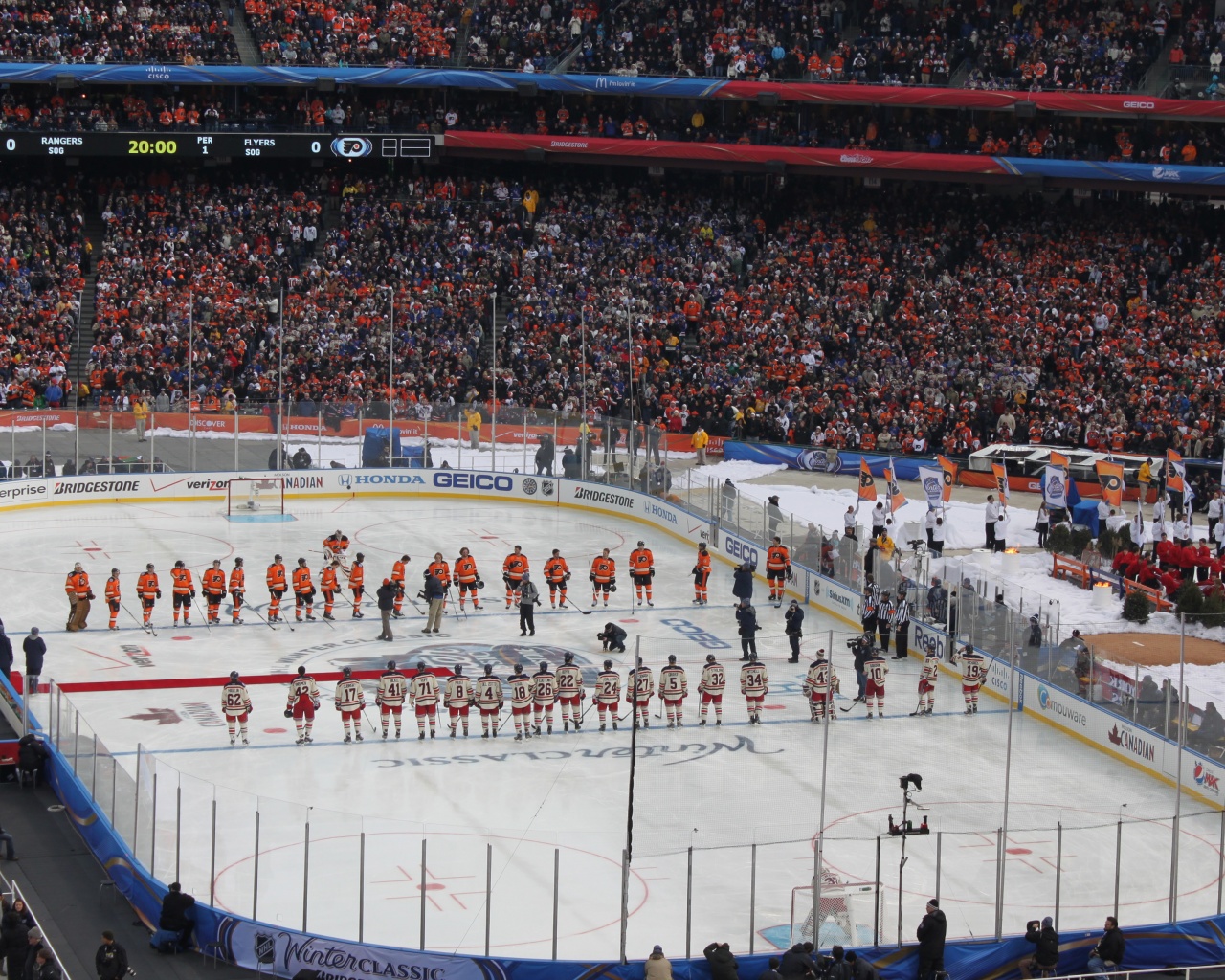 NHL Match - Rangers Vs Flyers