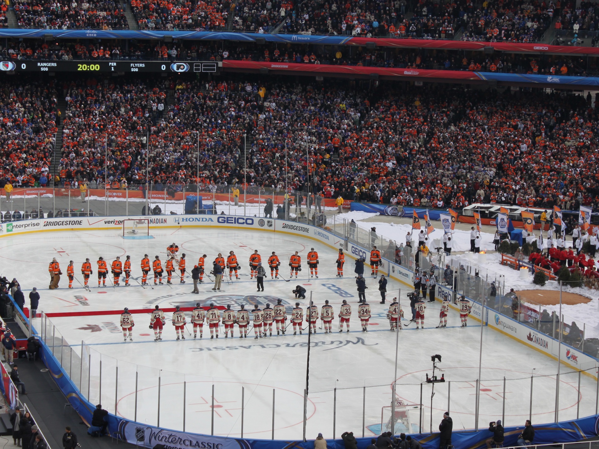 NHL Match - Rangers Vs Flyers