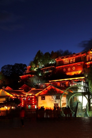 Night Lijiang Yunnan China