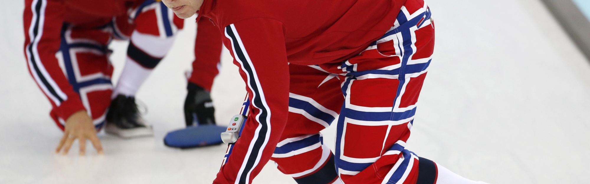 Norwegian Curling Team In Sochi 2014