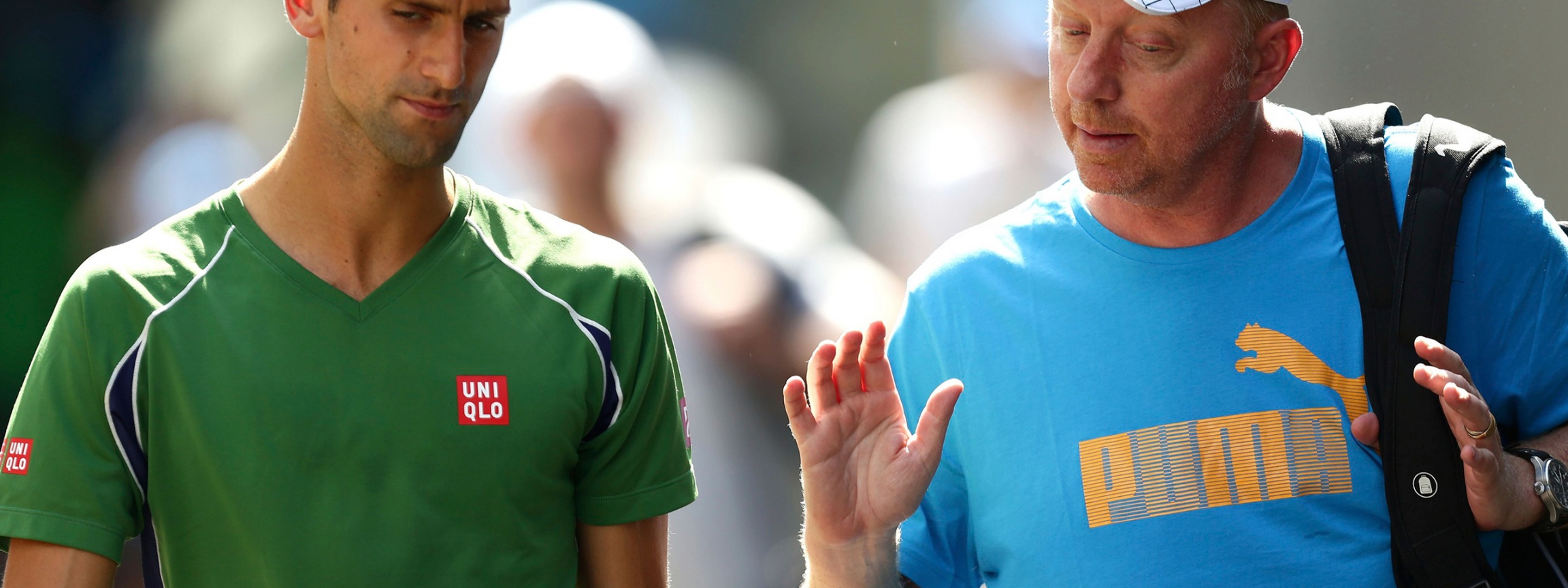 Novak Djokovic And Boris Becker