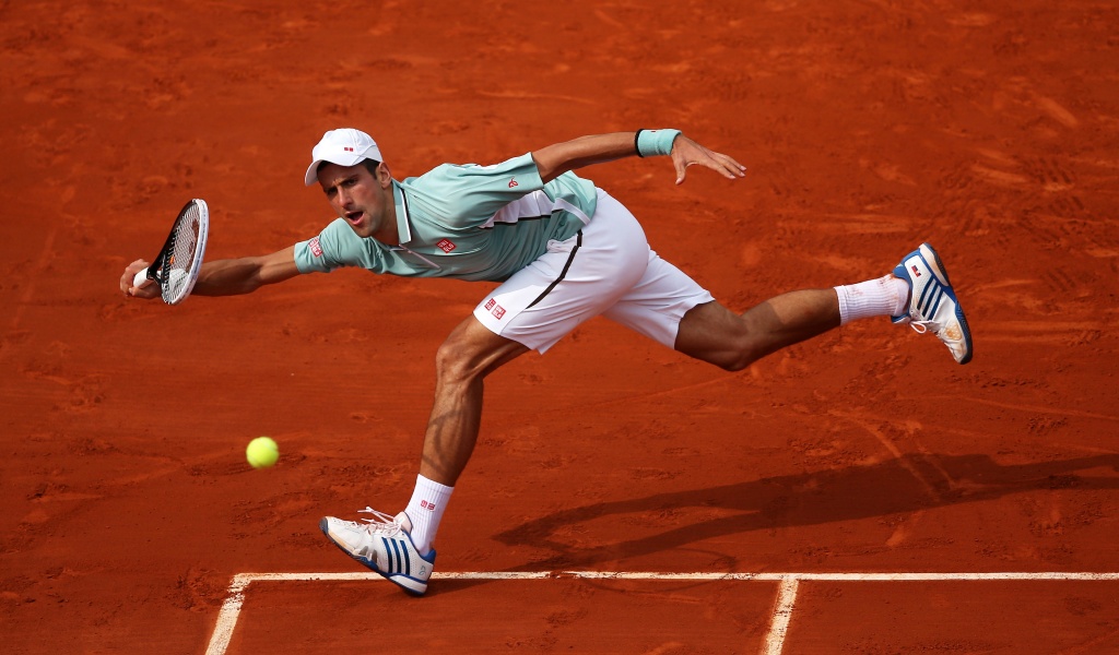 Novak Djokovic At Roland Garros