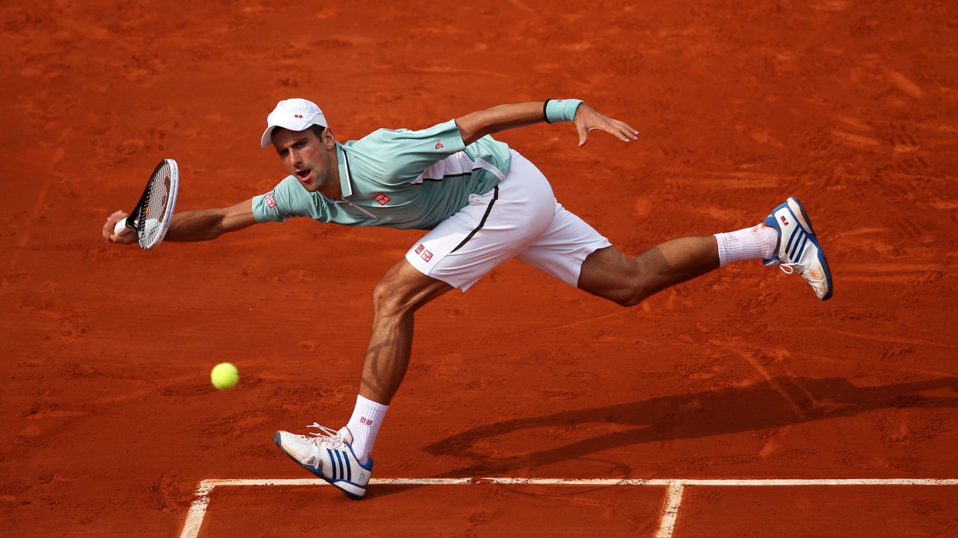 Novak Djokovic At Roland Garros