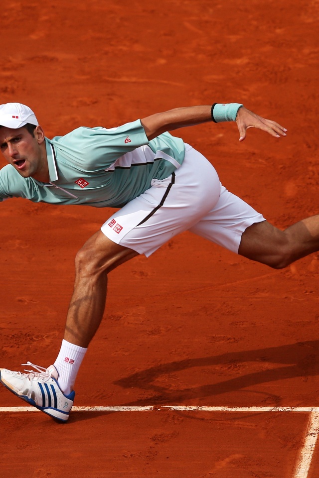 Novak Djokovic At Roland Garros