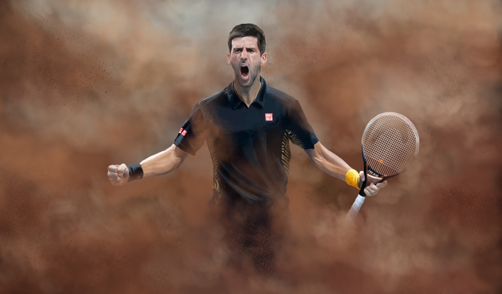 Novak Djokovic Fan Art By Urosh1991