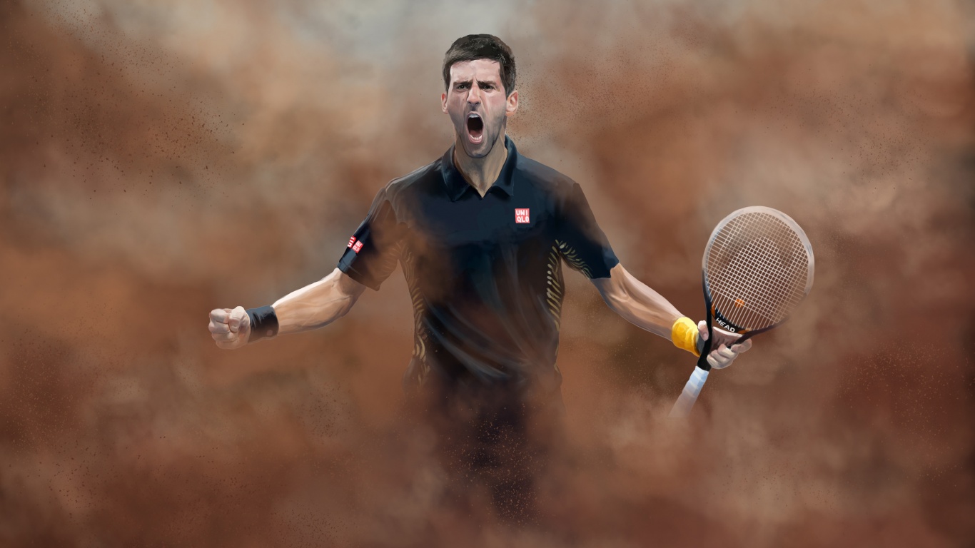 Novak Djokovic Fan Art By Urosh1991