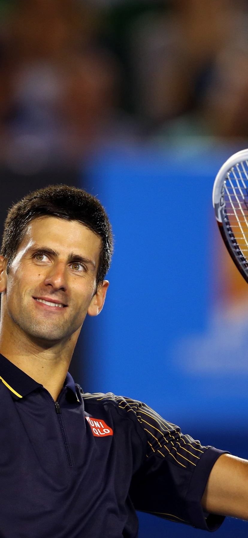 Novak Djokovic Salutes The Audience