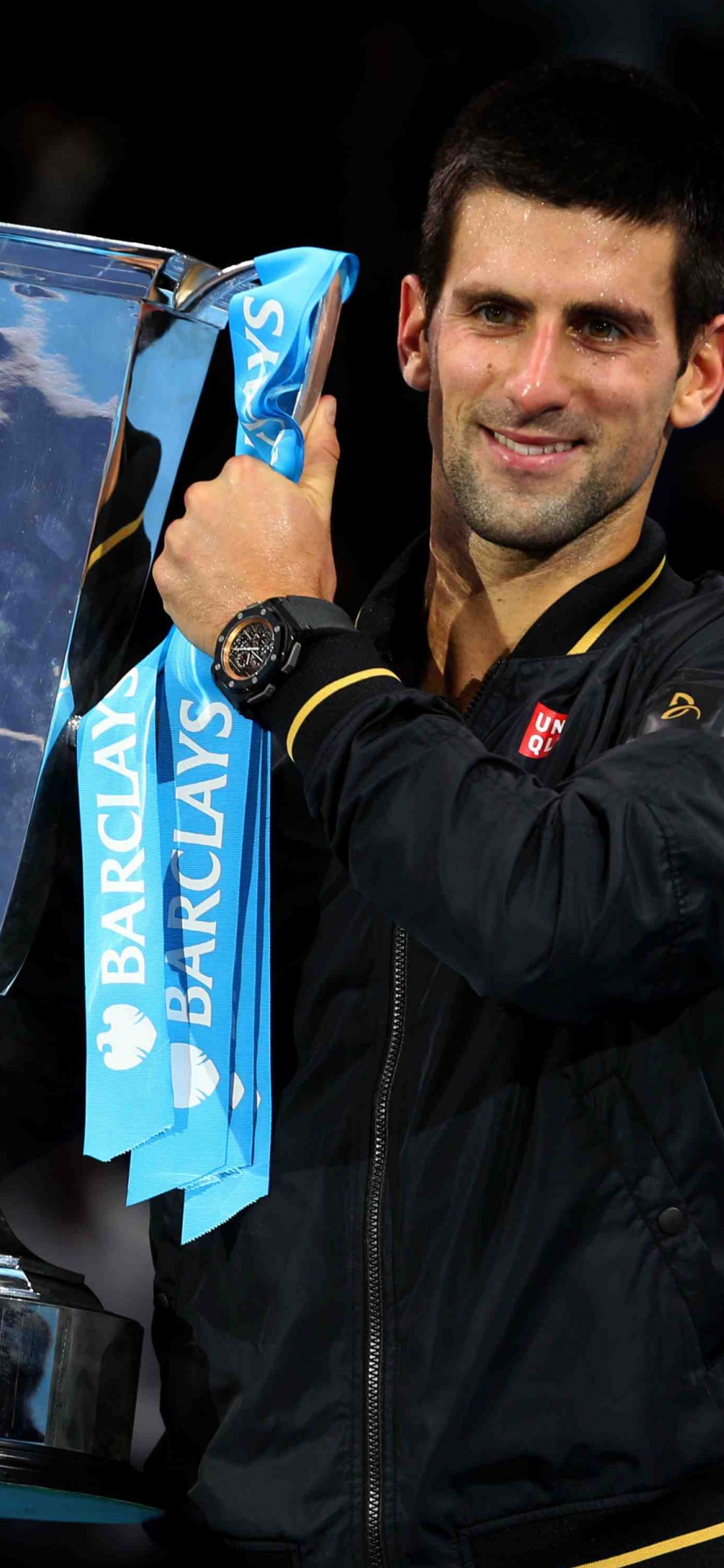 Novak Djokovic With The Trophy