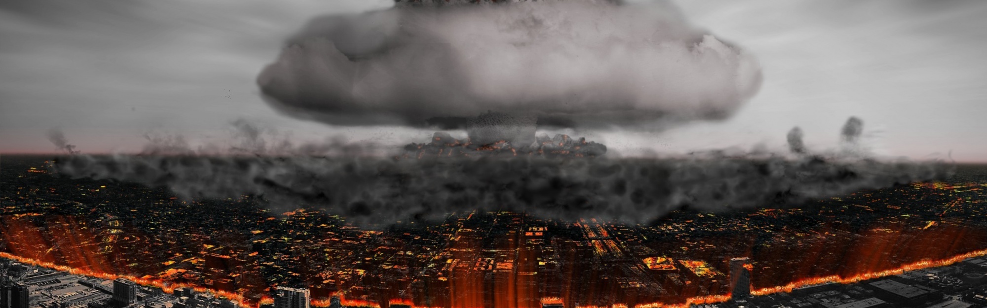 Nuclear Explosion Digital Art