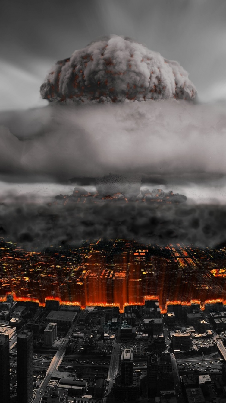 Nuclear Explosion Digital Art