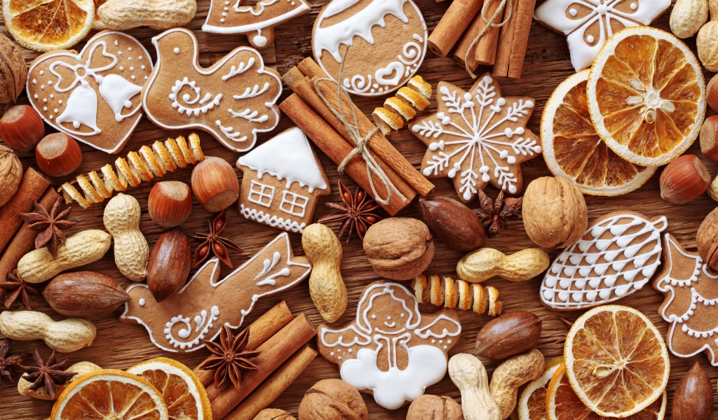 Nuts Cookies Christmas