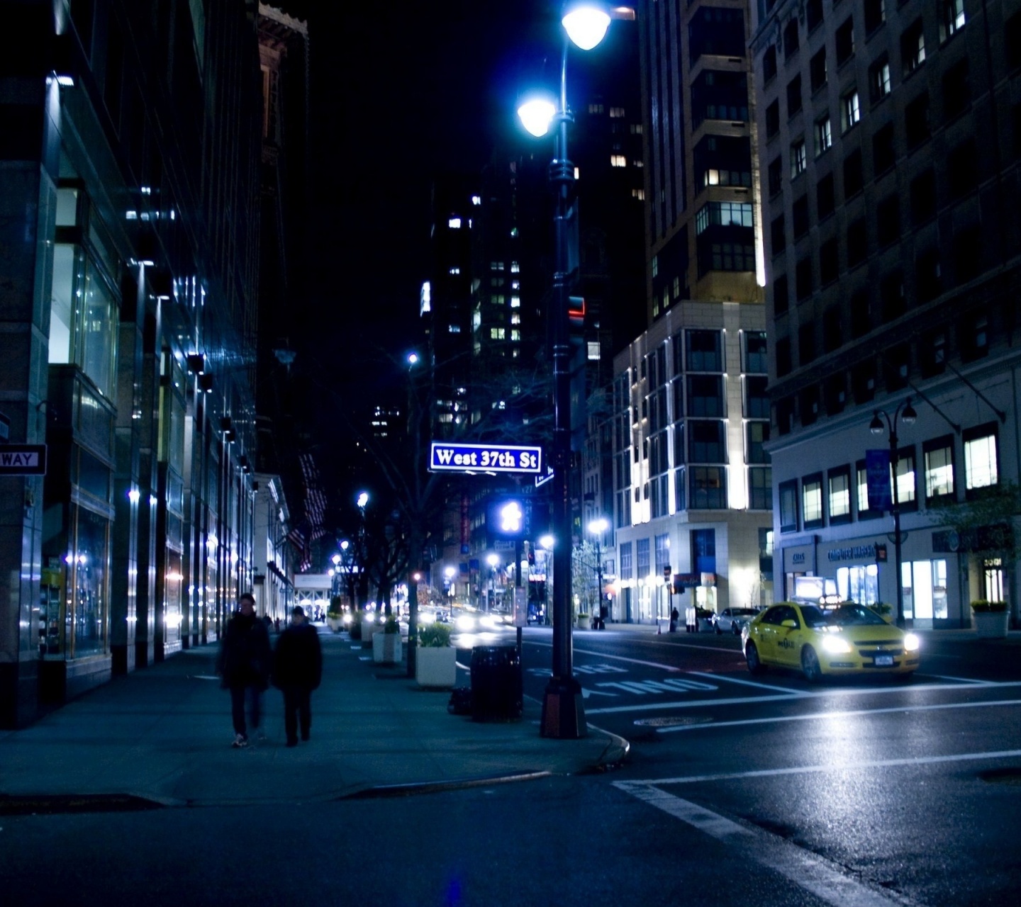 Nyc Night Street New York City Landscape