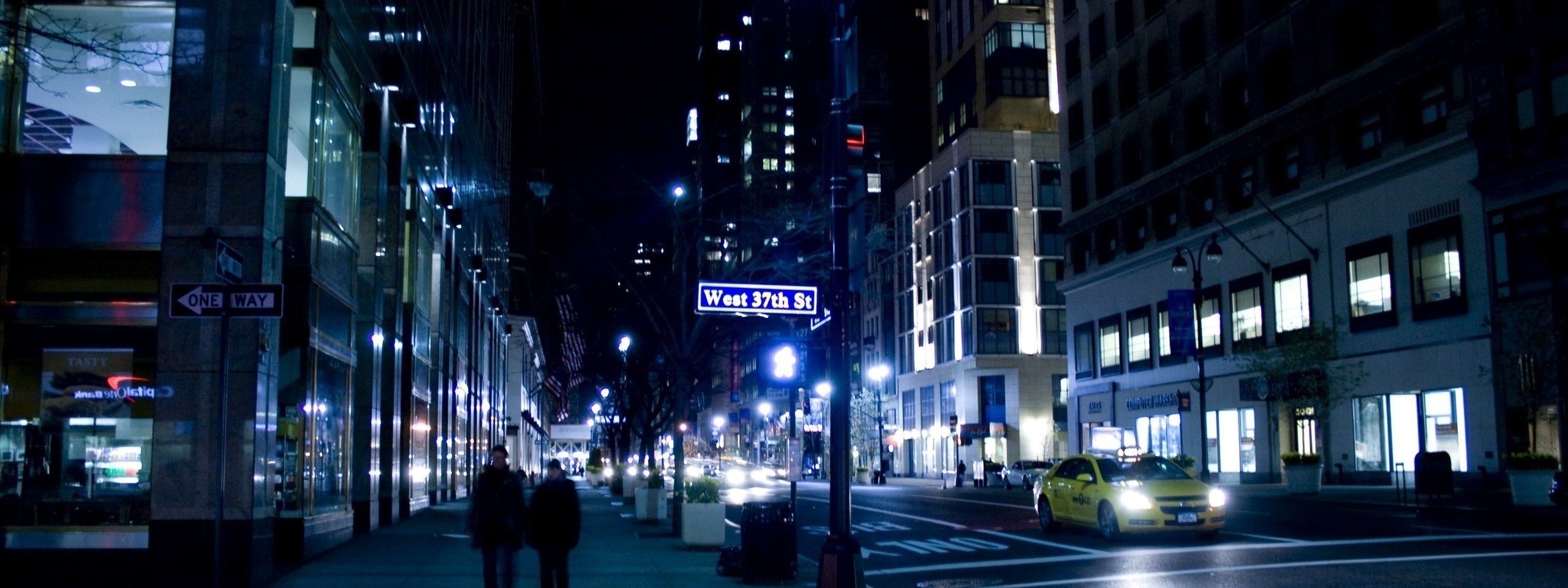 Nyc Night Street New York City Landscape