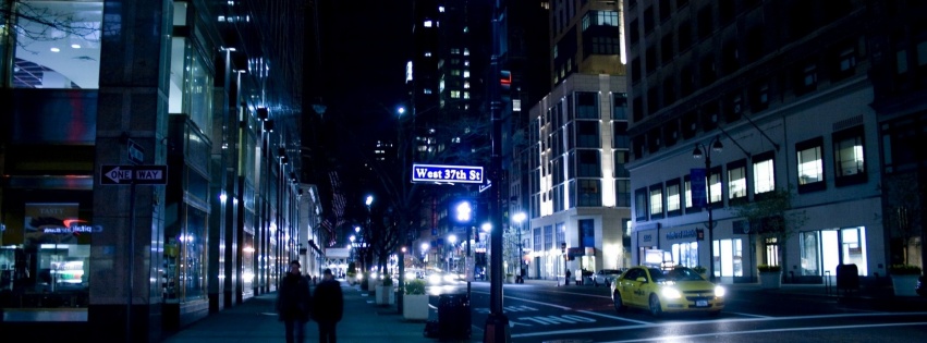 Nyc Night Street New York City Landscape