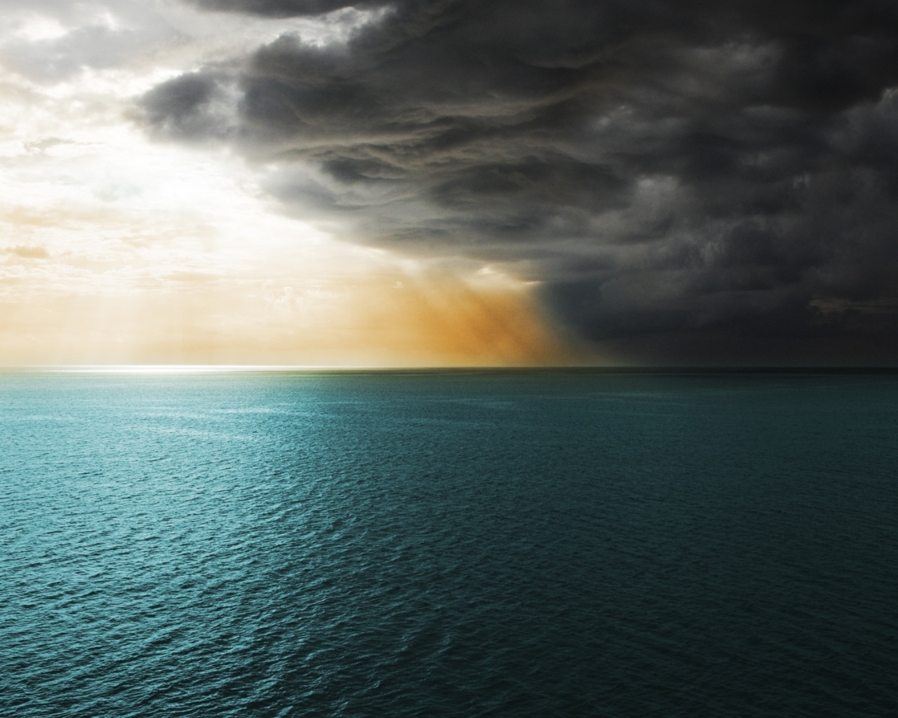 Ocean Clouds Storm Nature Landscape