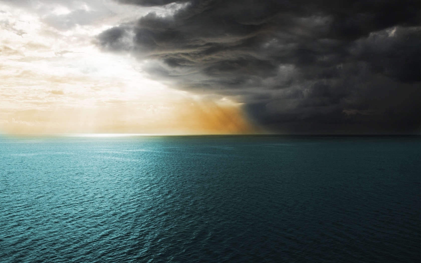 Ocean Clouds Storm Nature Landscape