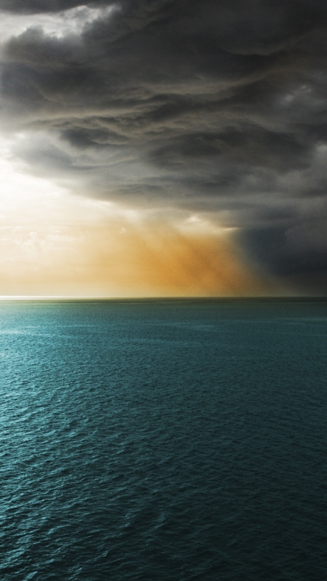 Ocean Clouds Storm Nature Landscape