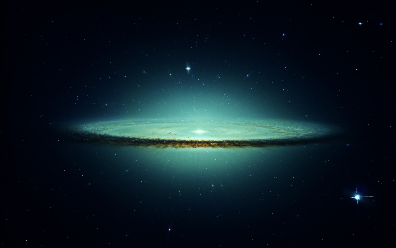 Outer Space Stars Galaxies Frozen Sombrero Galaxy