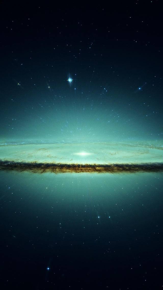 Outer Space Stars Galaxies Frozen Sombrero Galaxy