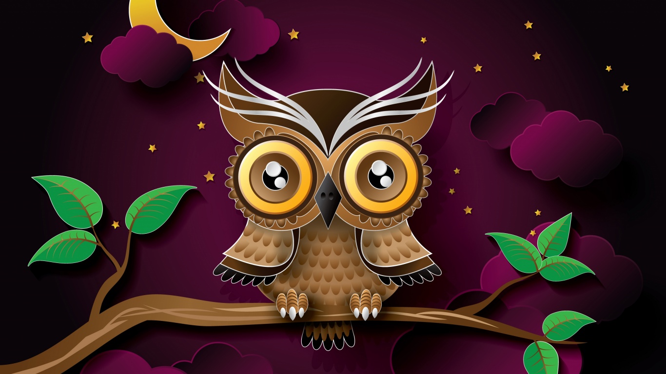 Owl Bird Art Branch