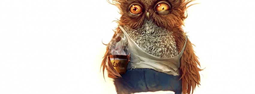 Owl Coffee Alarm Clock