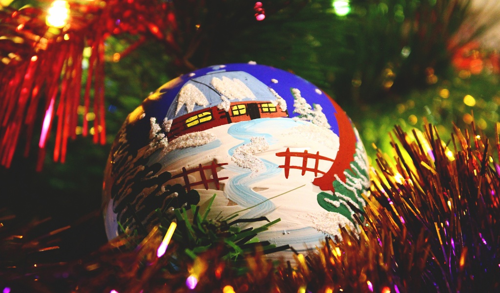 Painted Christmas Ball