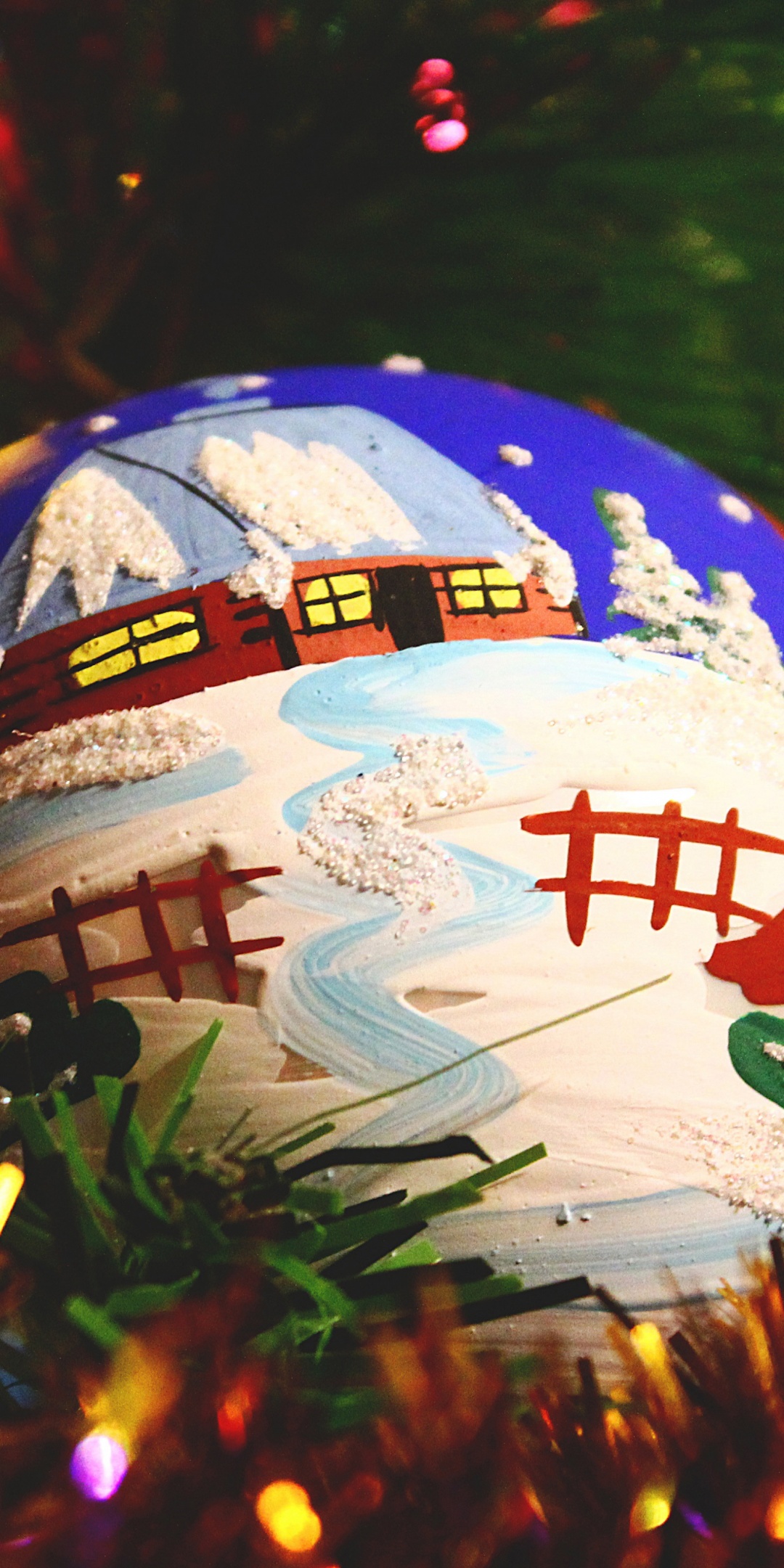 Painted Christmas Ball