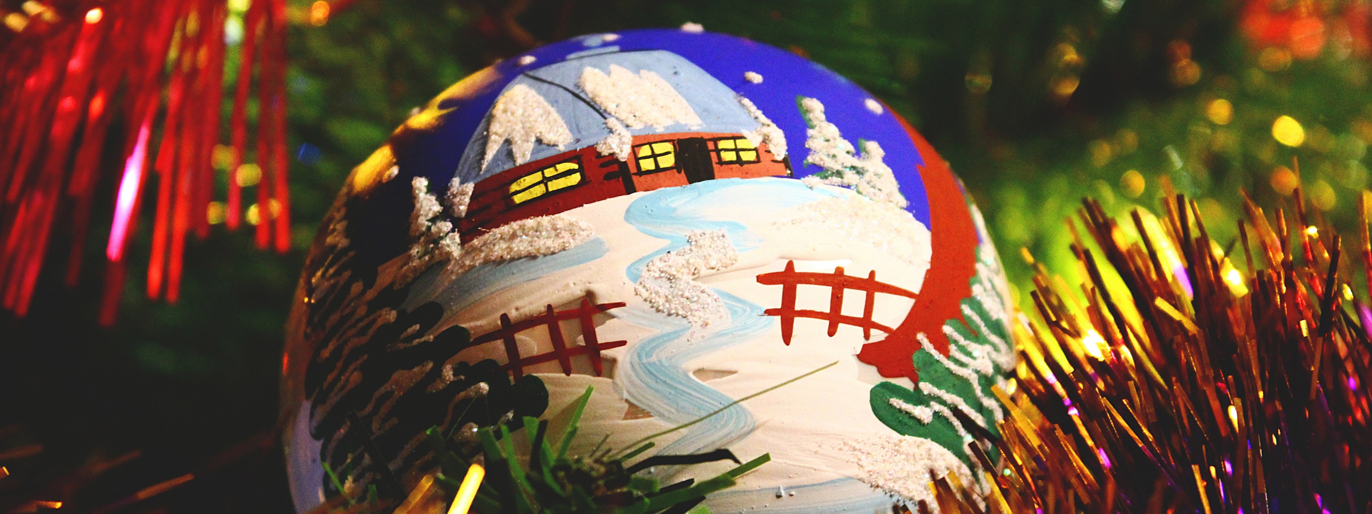 Painted Christmas Ball