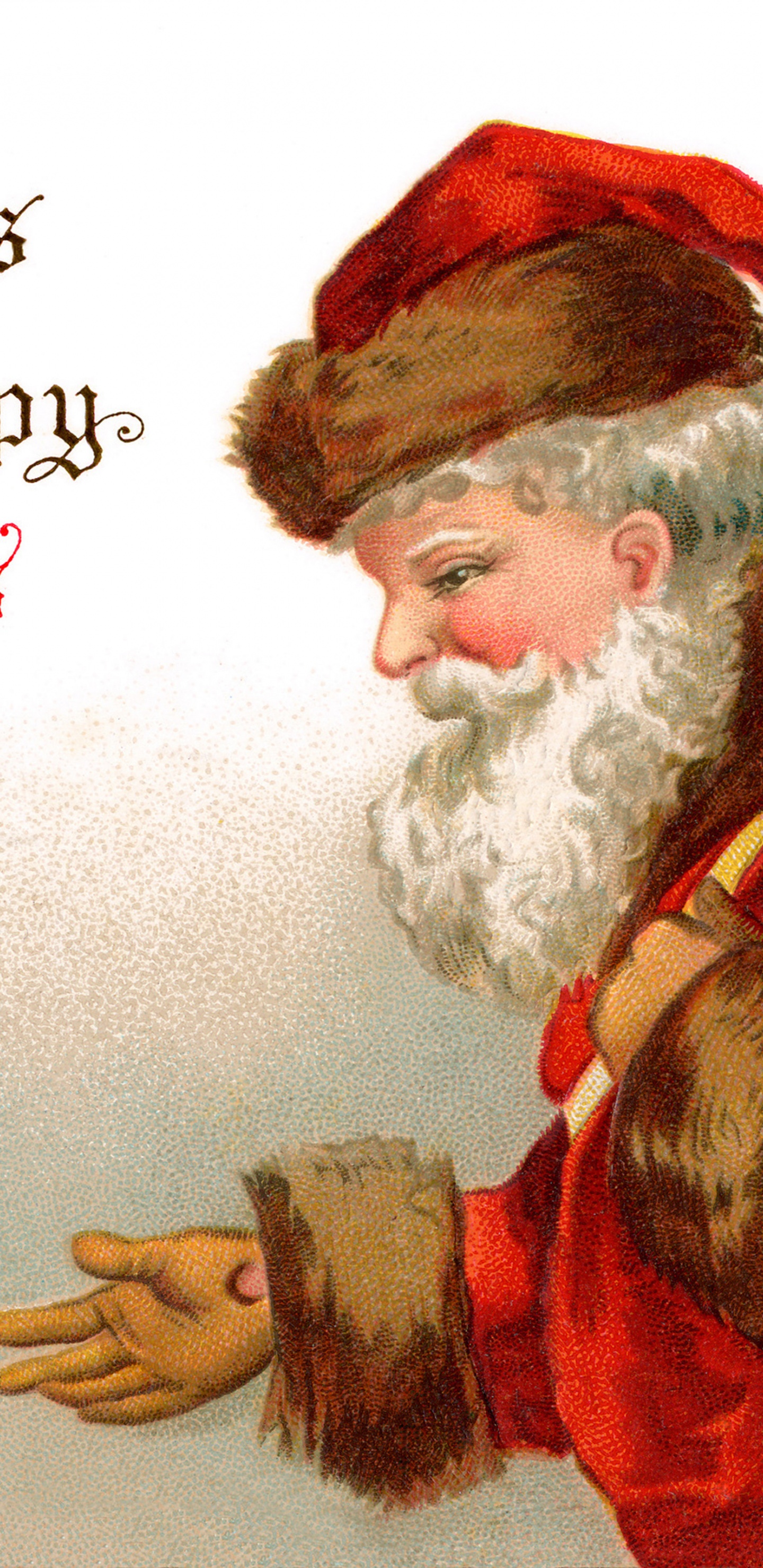 Painting Christmas Santa Claus