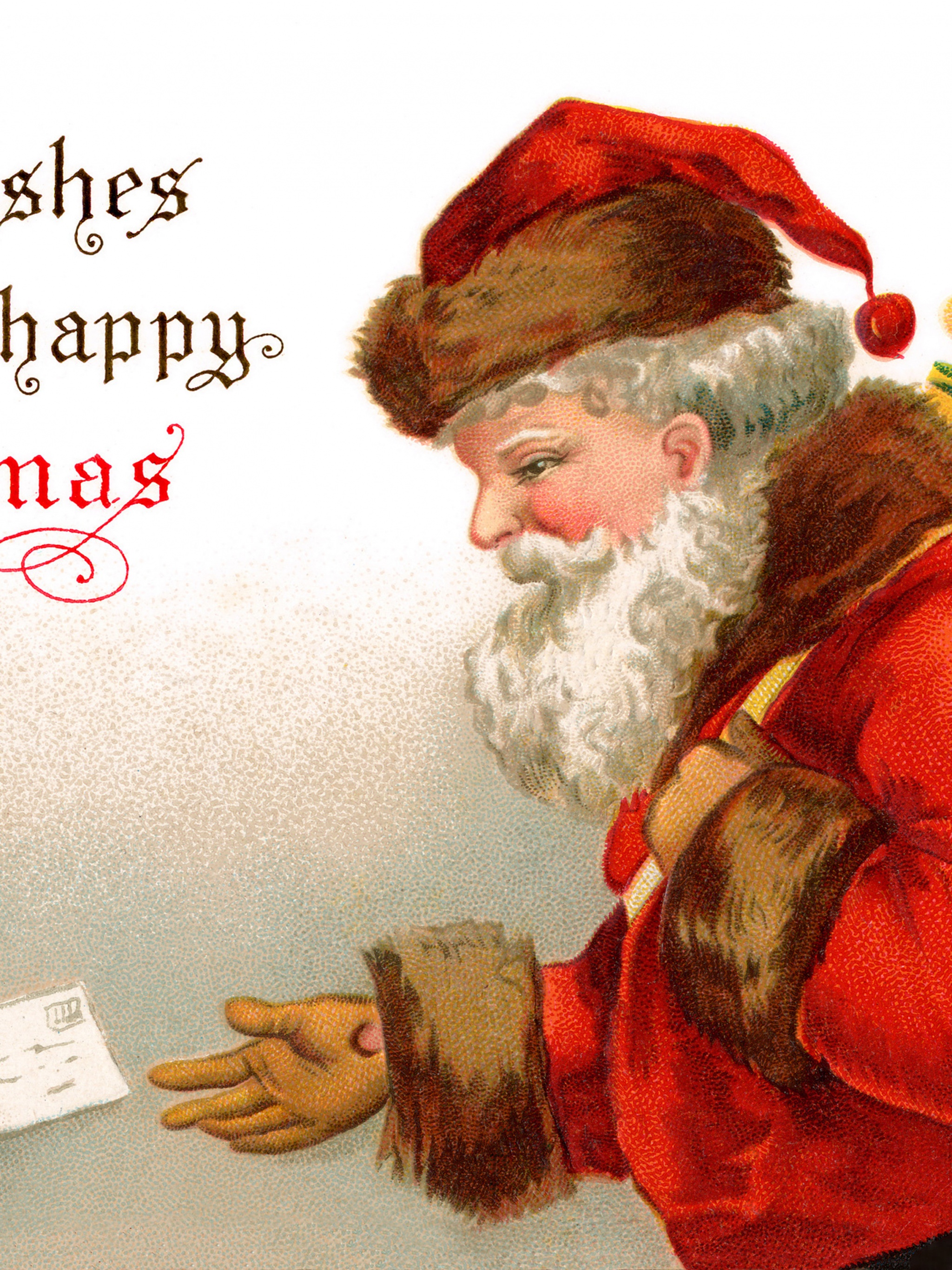 Painting Christmas Santa Claus