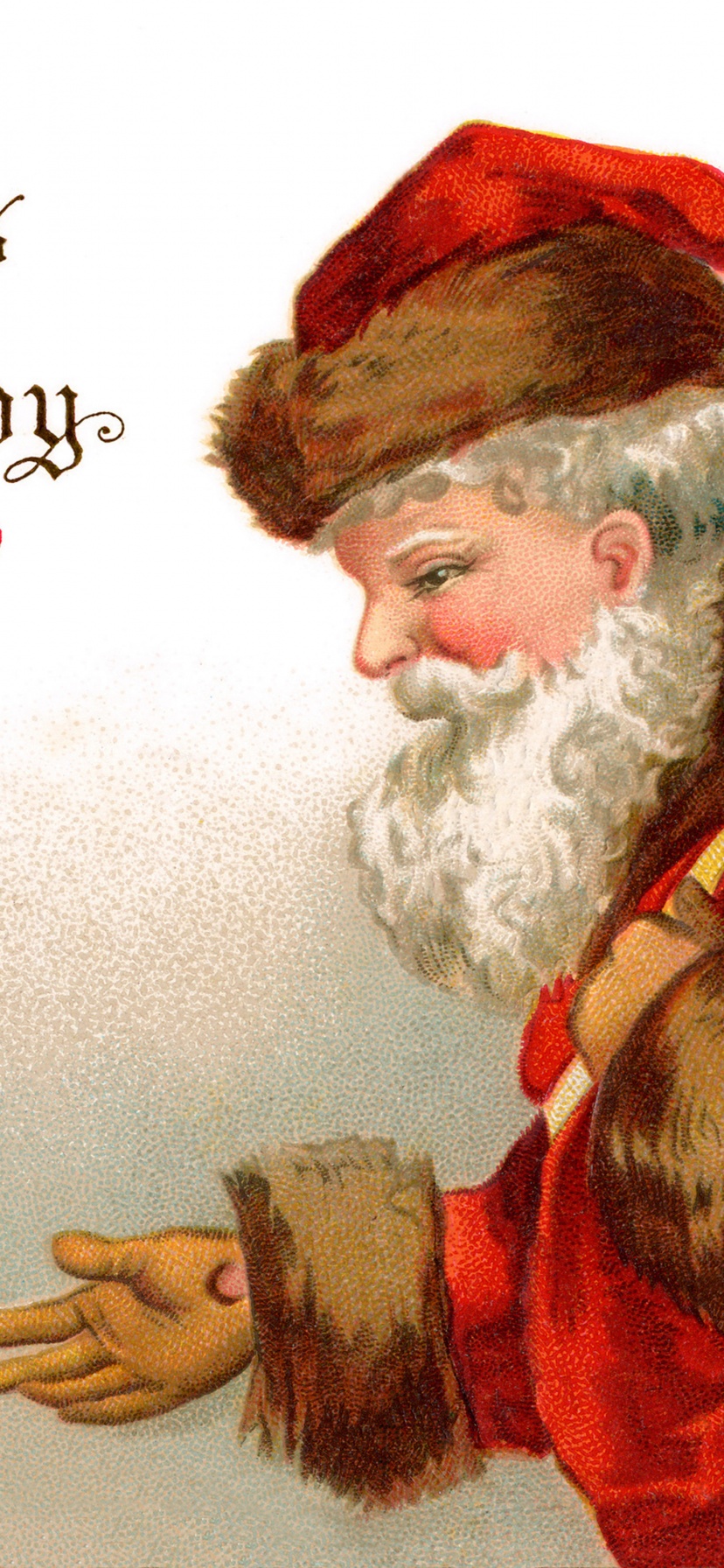 Painting Christmas Santa Claus