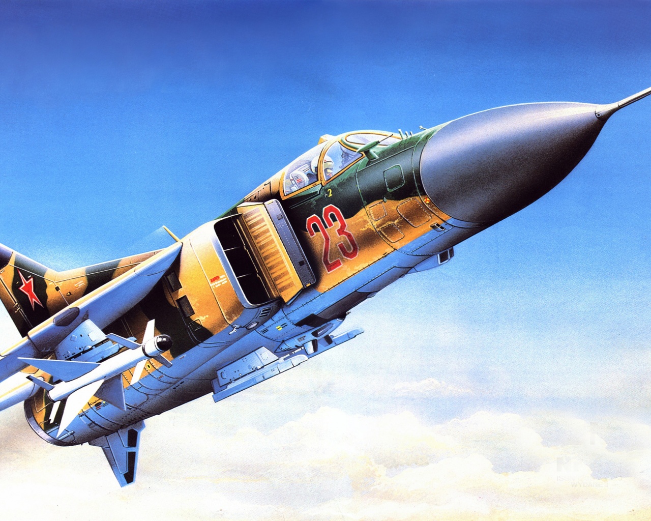 Painting Fighter MiG-23